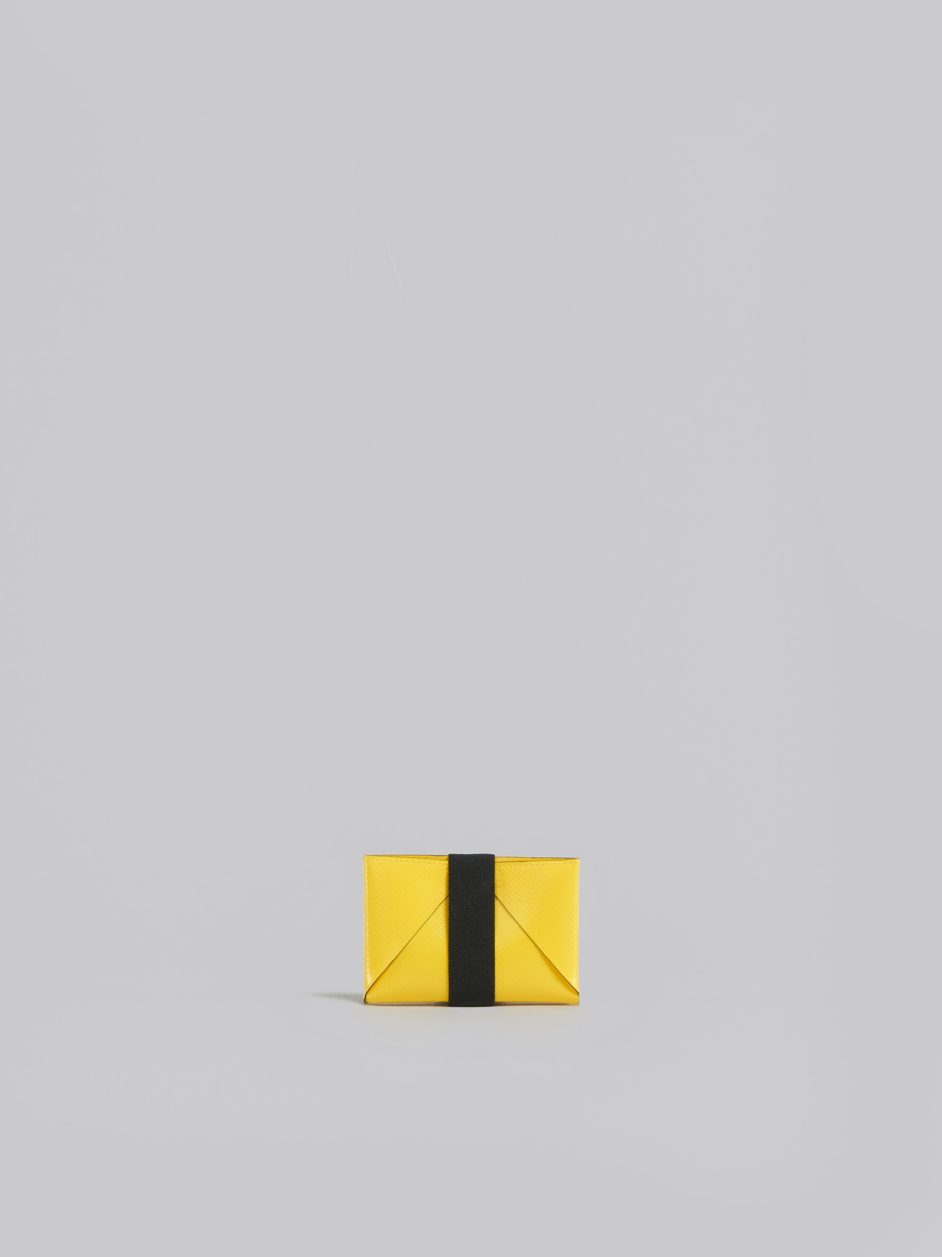 YELLOW AND BEIGE CARD CASE - 3