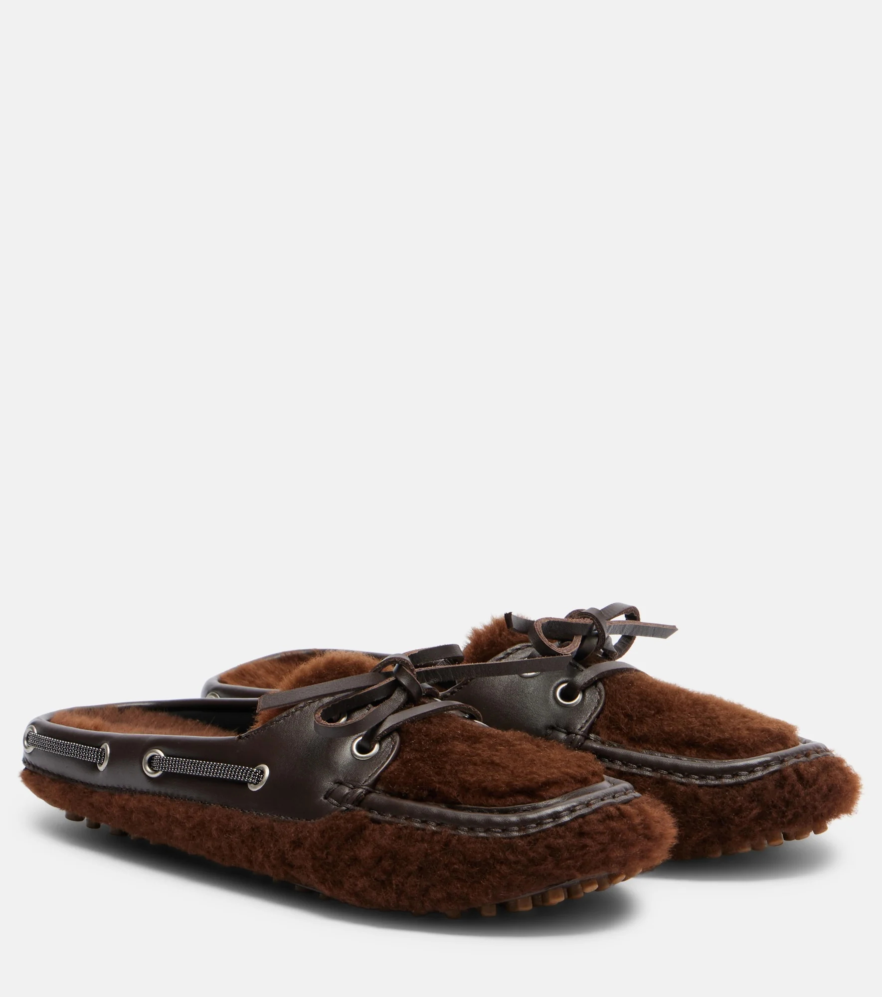 Monili shearling mules - 1