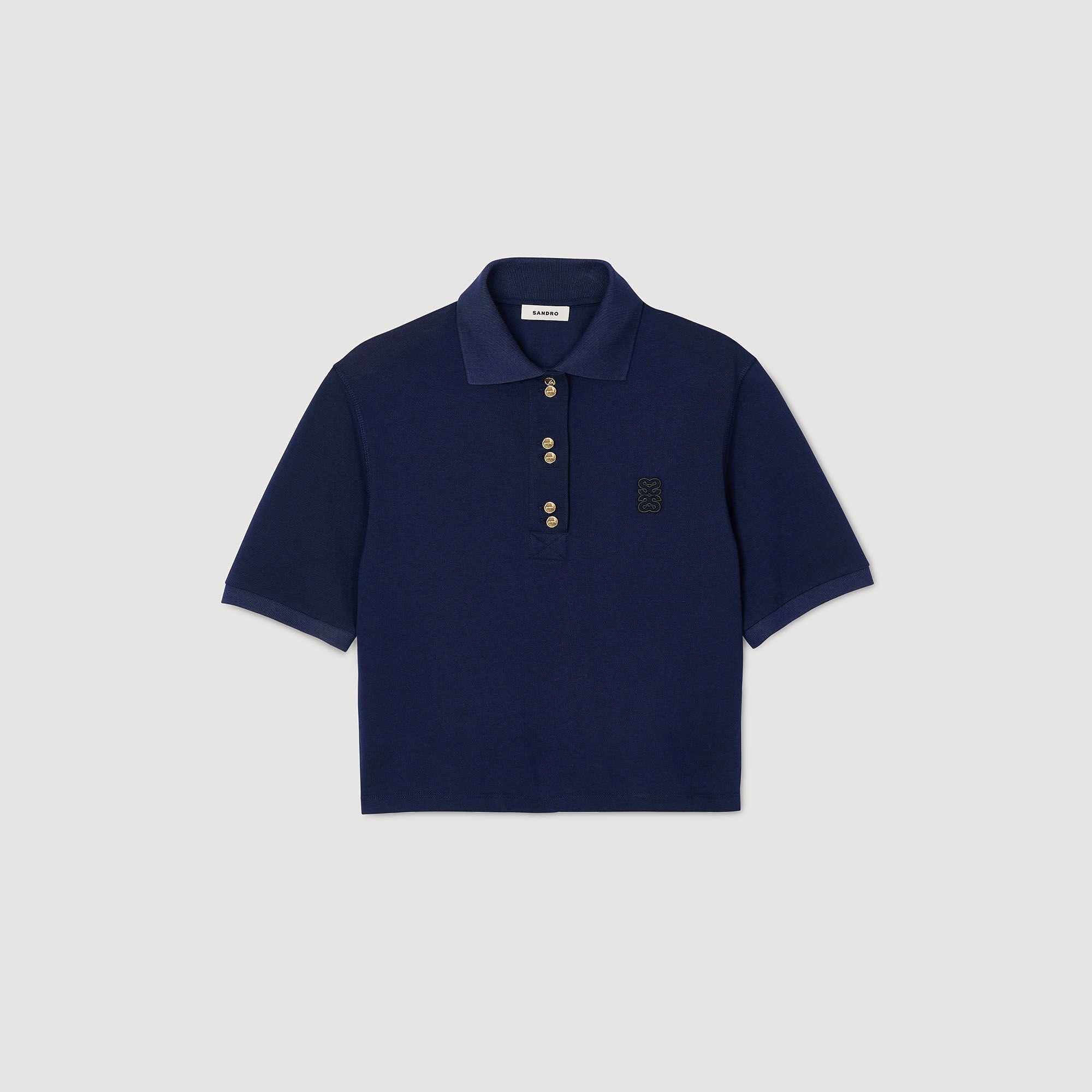 POLO SHIRT WITH DECORATIVE BUTTONS - 6