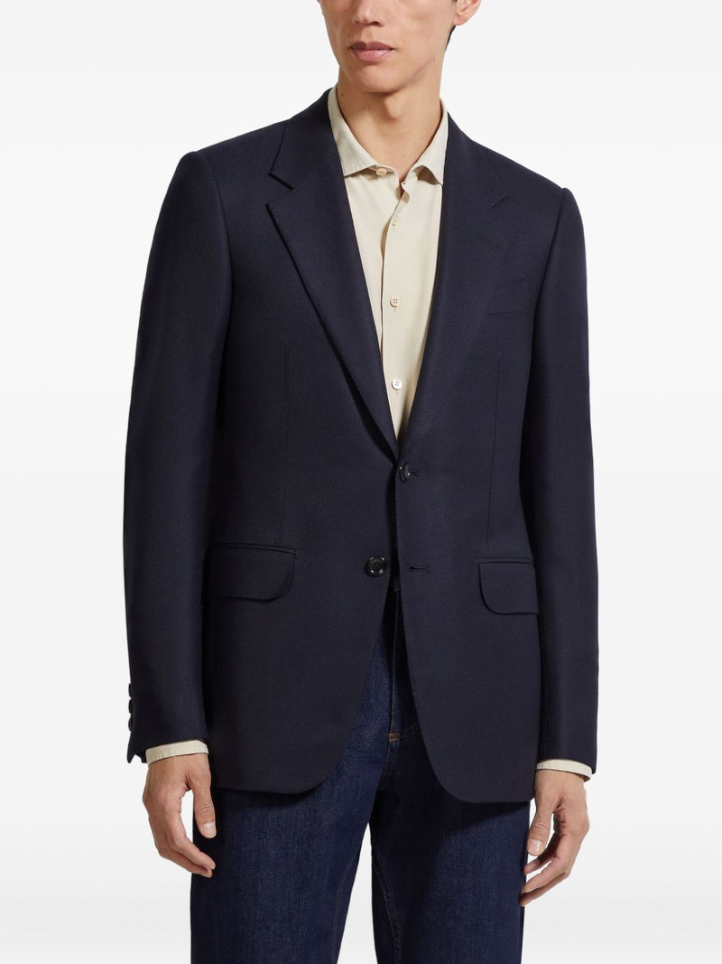 single-breasted wool blazer 3