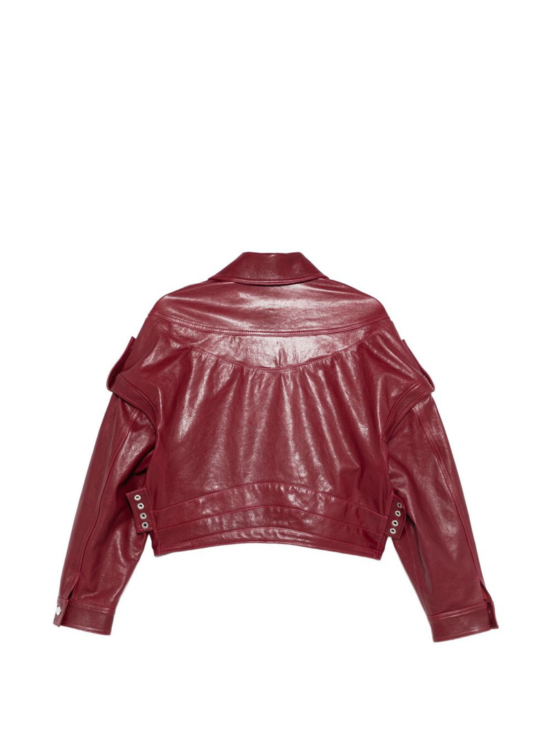 MANOKHI oversized belted jacket outlook