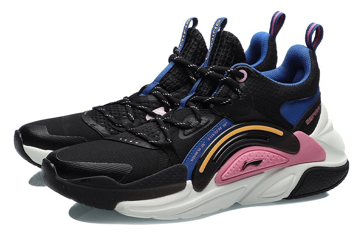 (WMNS) Li-Ning Starfire 'Black White Pink' AGLR018-3 - 3