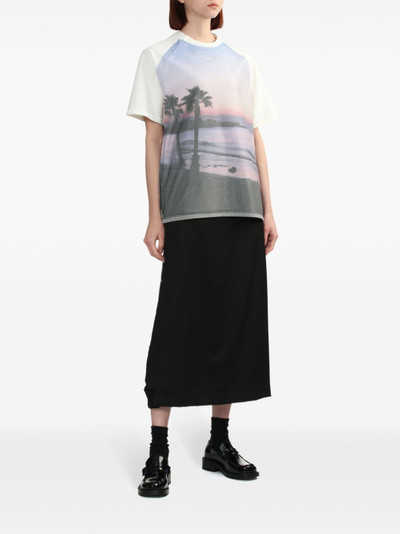 ADER error photograph-print cotton-blend T-shirt outlook