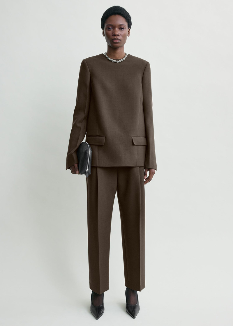 TOTEME Pocket top bark outlook