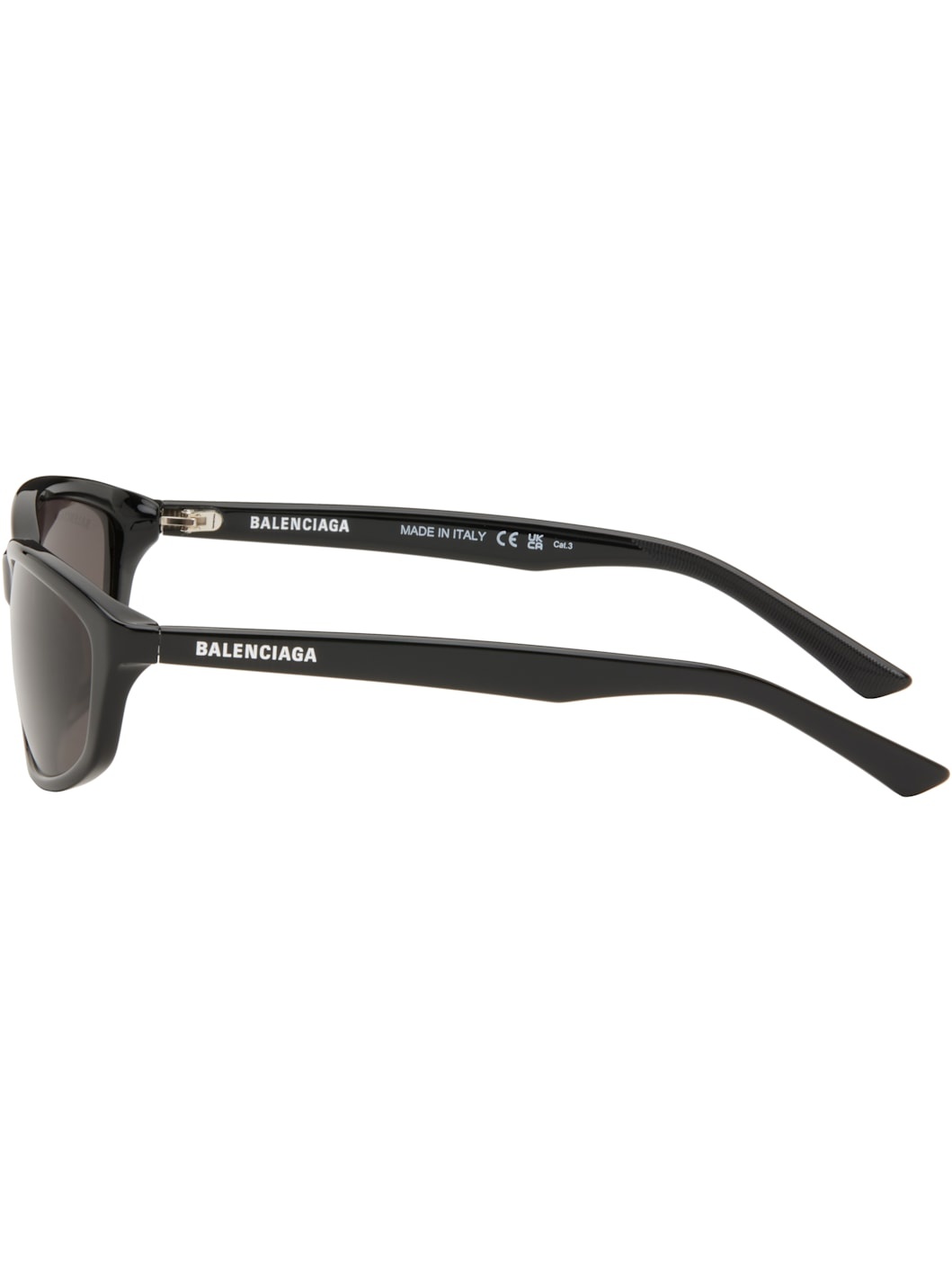 Black Neo Oval 2.0 Sunglasses - 3