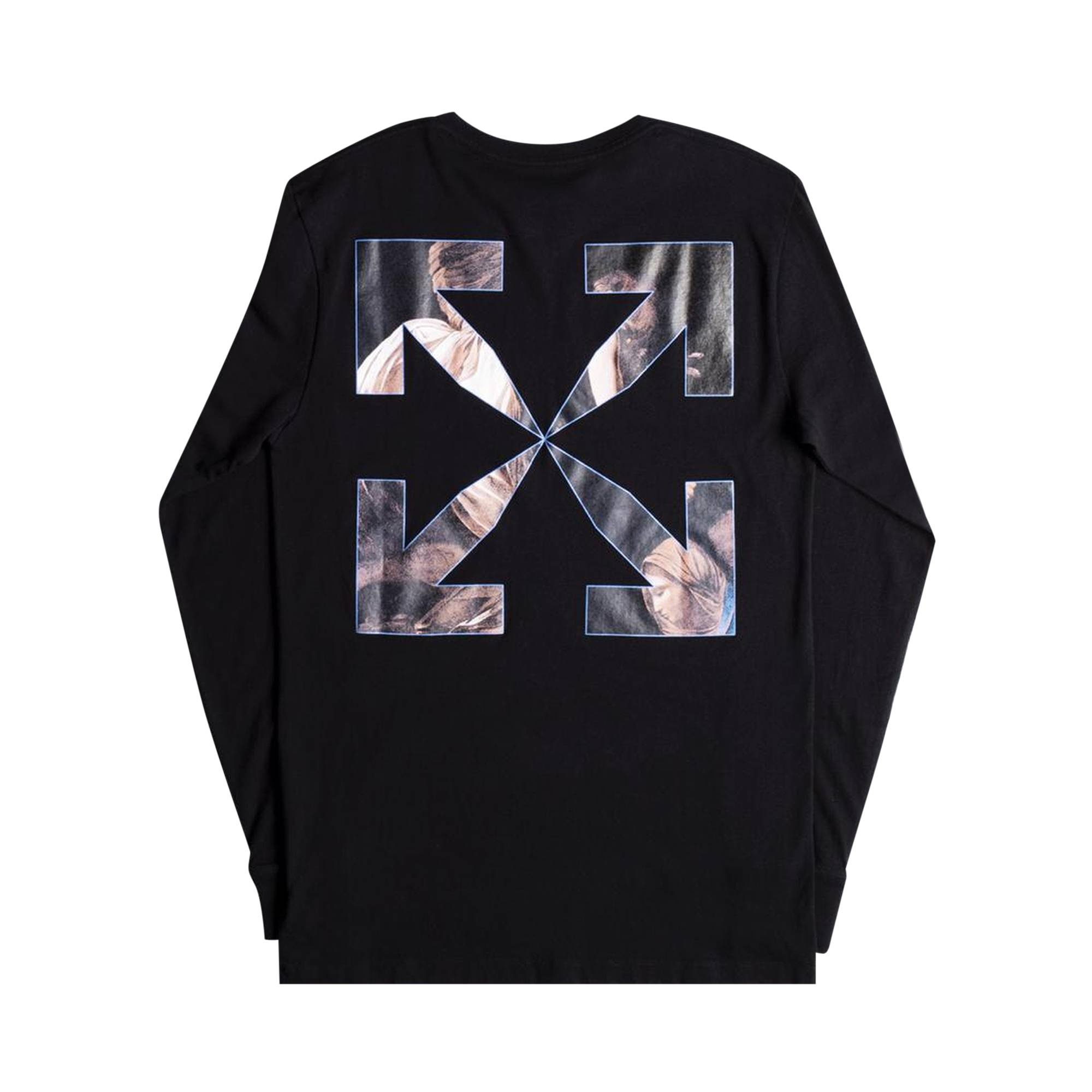 Off-White Caravaggio Angel Long-Sleeve Tee 'Black' - 2