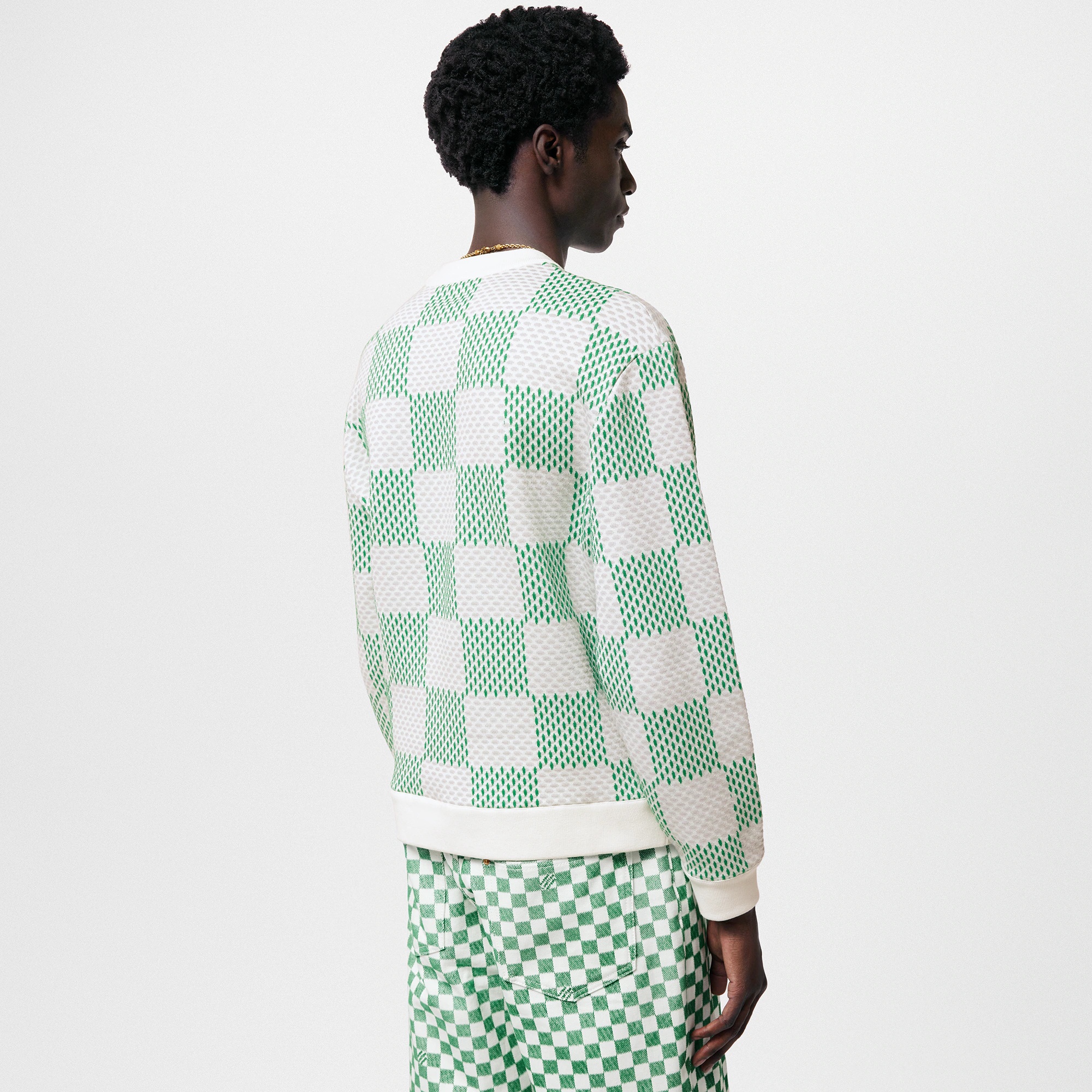 Damier Cotton Sweatshirt - 5