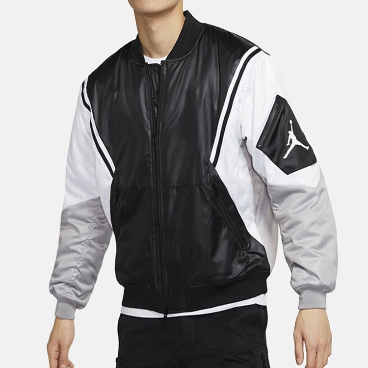 Air Jordan Wings MA-1 Back V Contrasting Colors Jacket Black CD5458-010 - 3