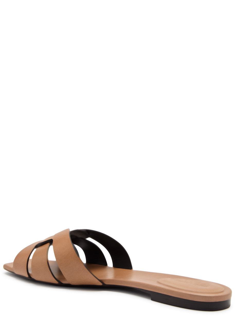 Saint Laurent Tribute Leather Sliders - 2