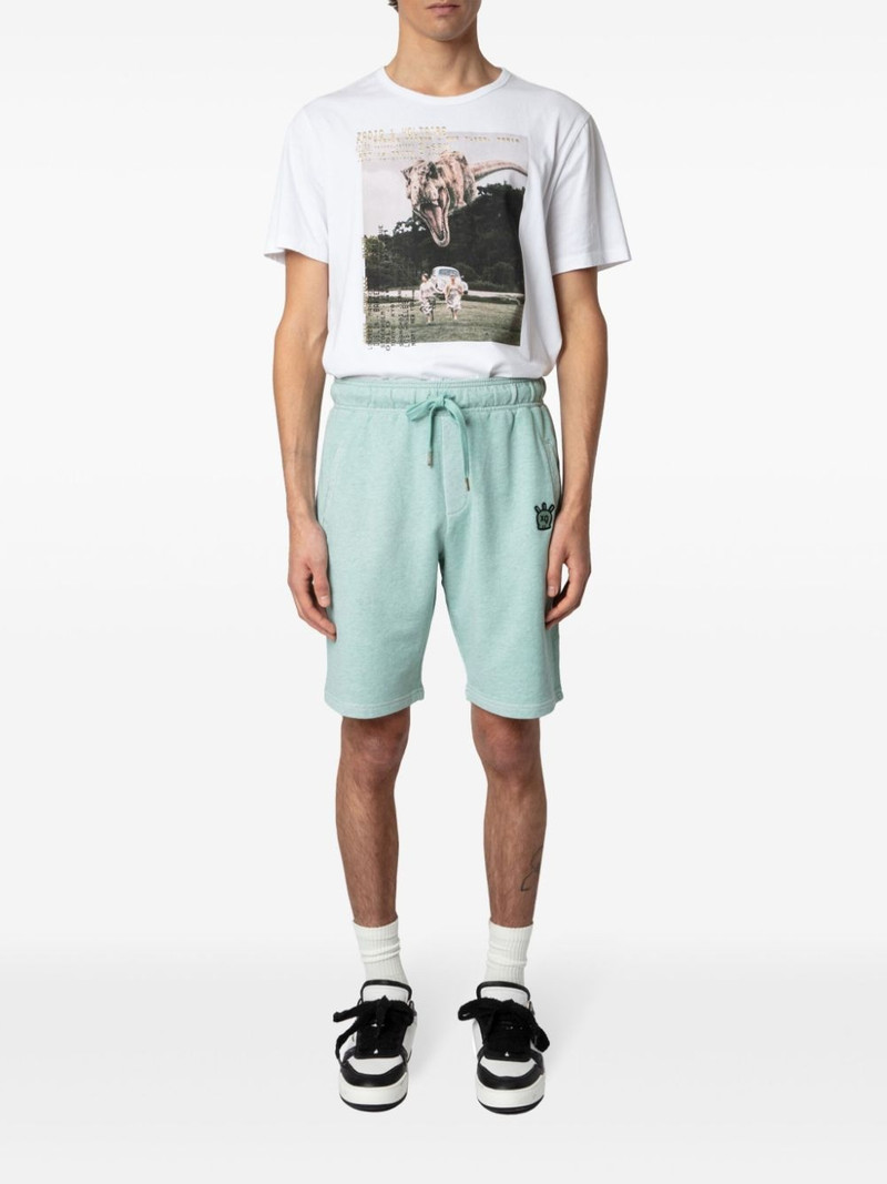 Zadig & Voltaire Party Skull cotton shorts outlook