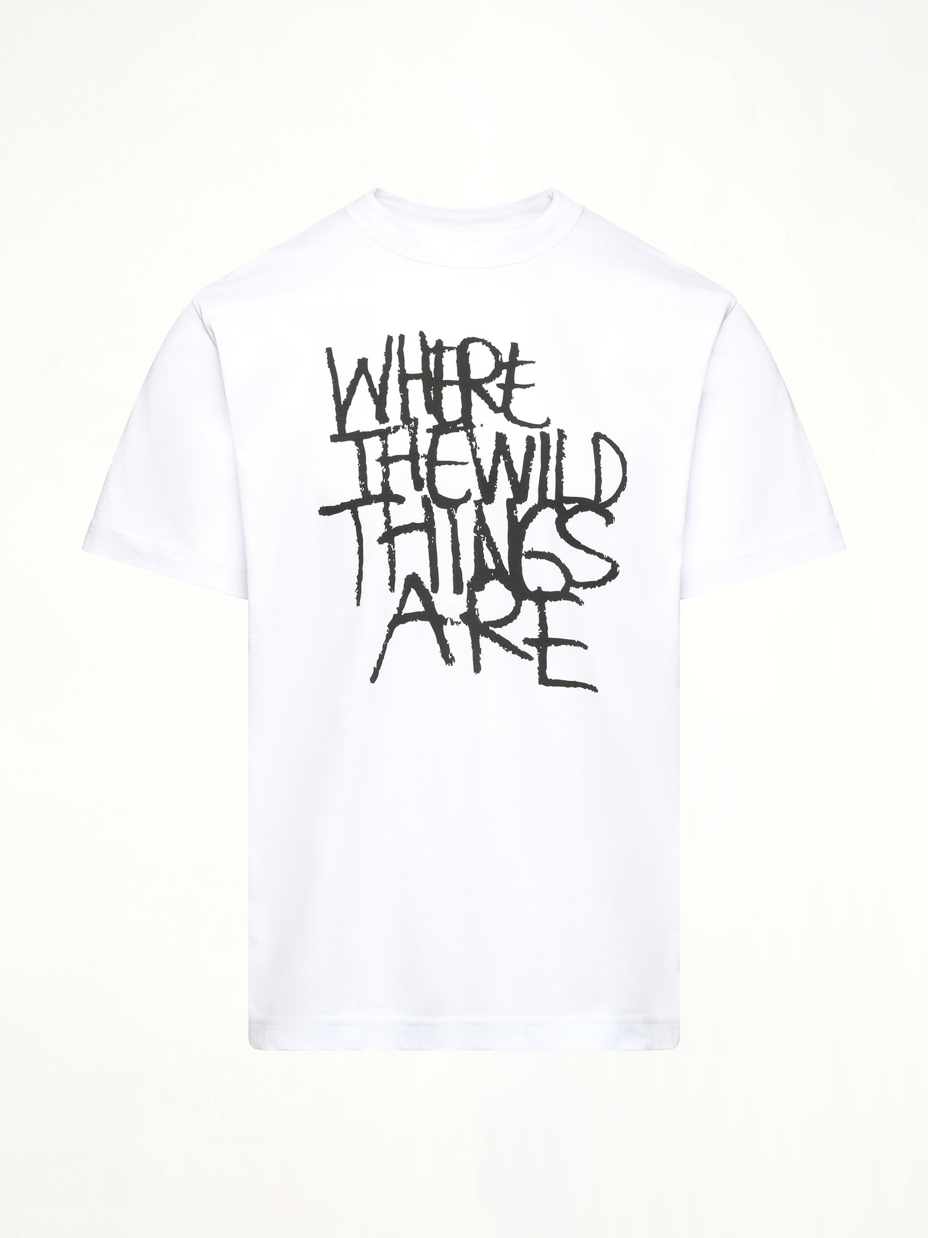 WHERE THE WILD THINGS ARE Logo T-Shirt in White - 2