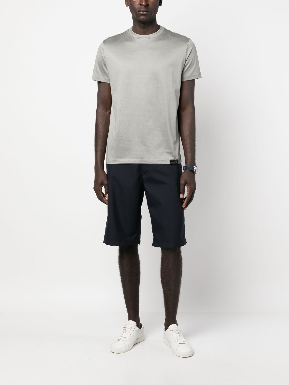logo-patch bermuda shorts - 2