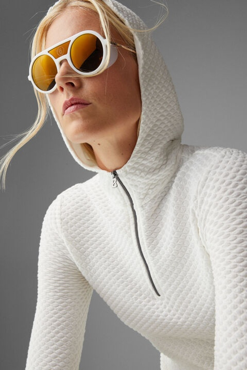 Xaya Longsleeve hoodie in Off-white 4