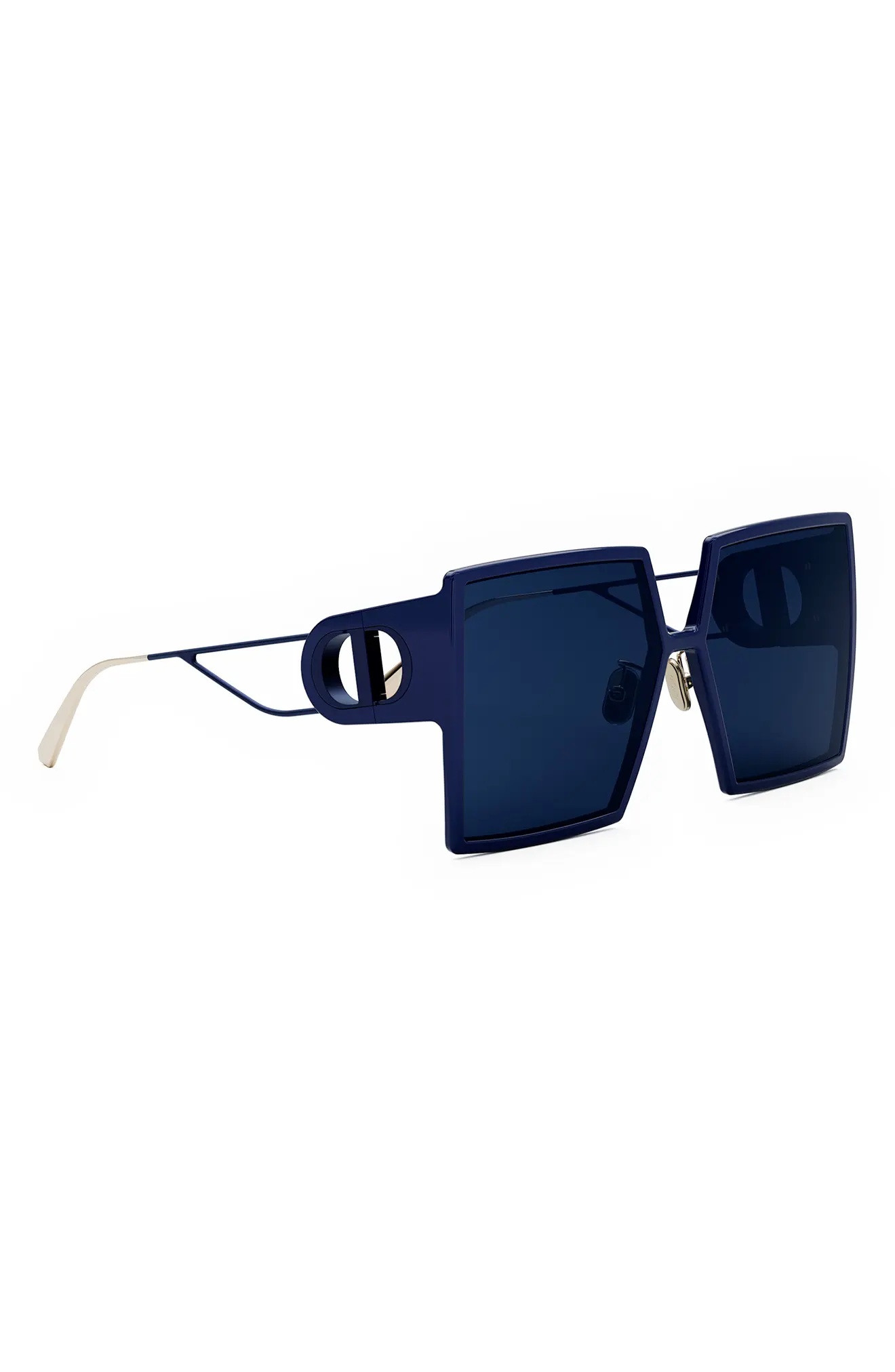 30Montaigne SU 58mm Square Sunglasses in Shiny Blue /Blue - 7