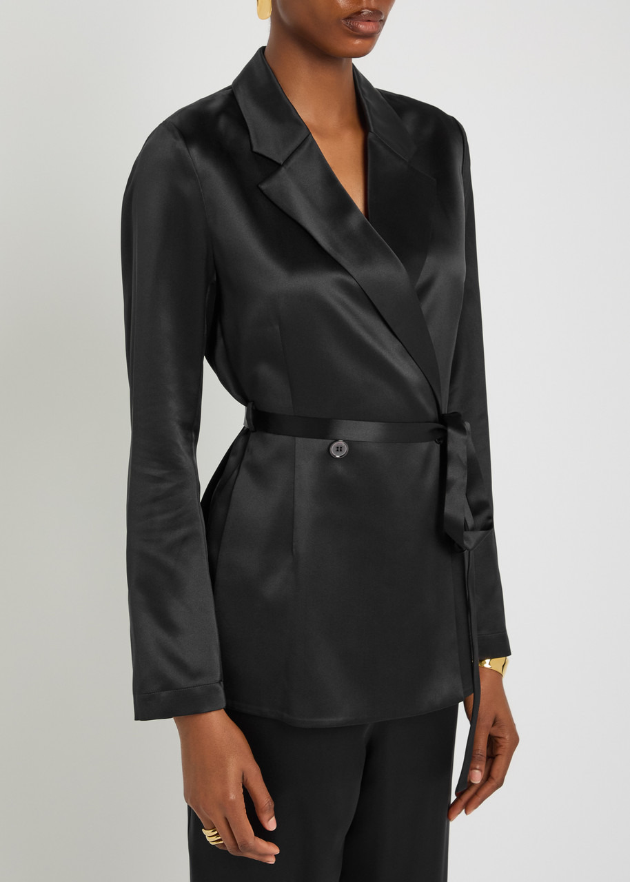 Joseph Joubert Silk Double-breasted Blazer - 2