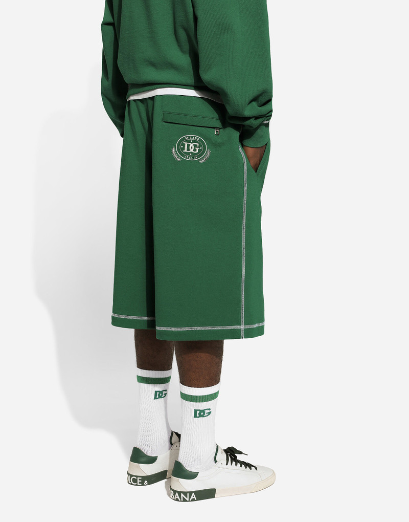Jogging shorts with embroidered logo 4