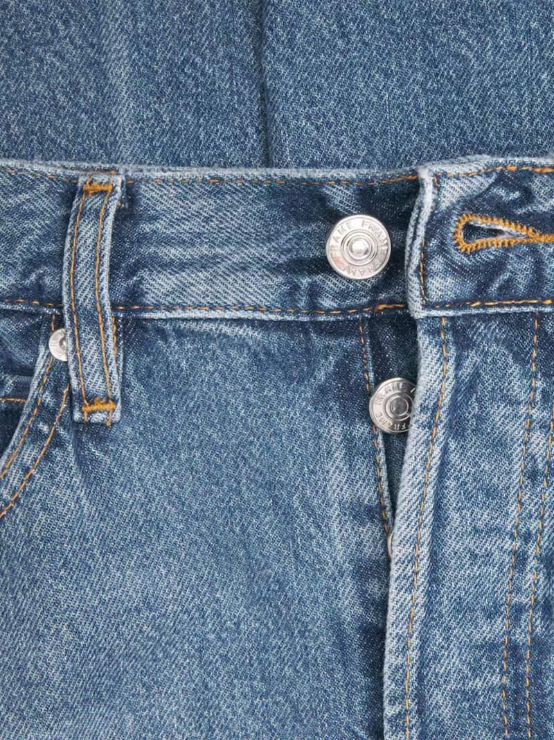 Vertical Crop high-waist straight jeans 4