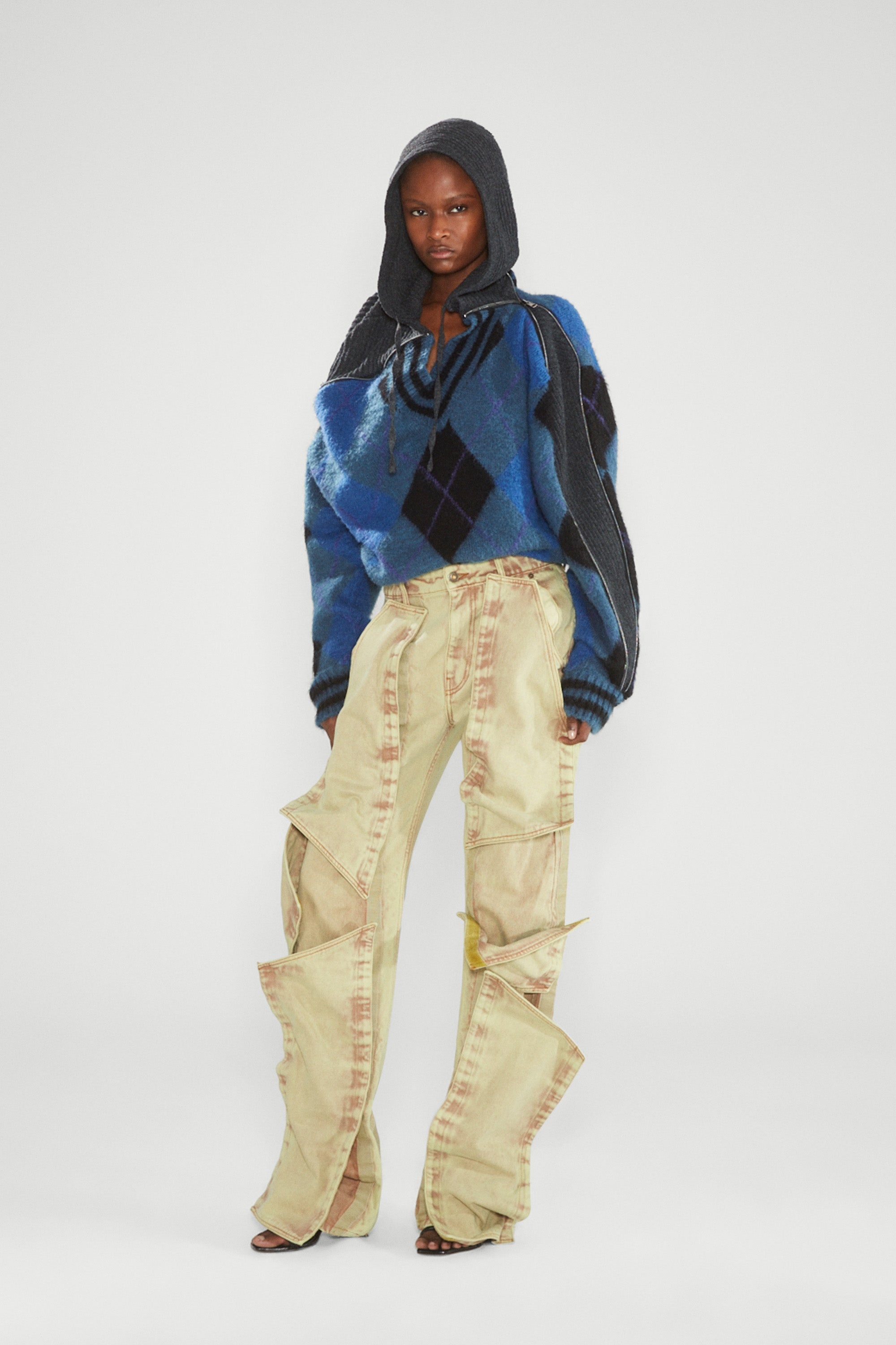 Velcro Multi Panel Jeans - 4