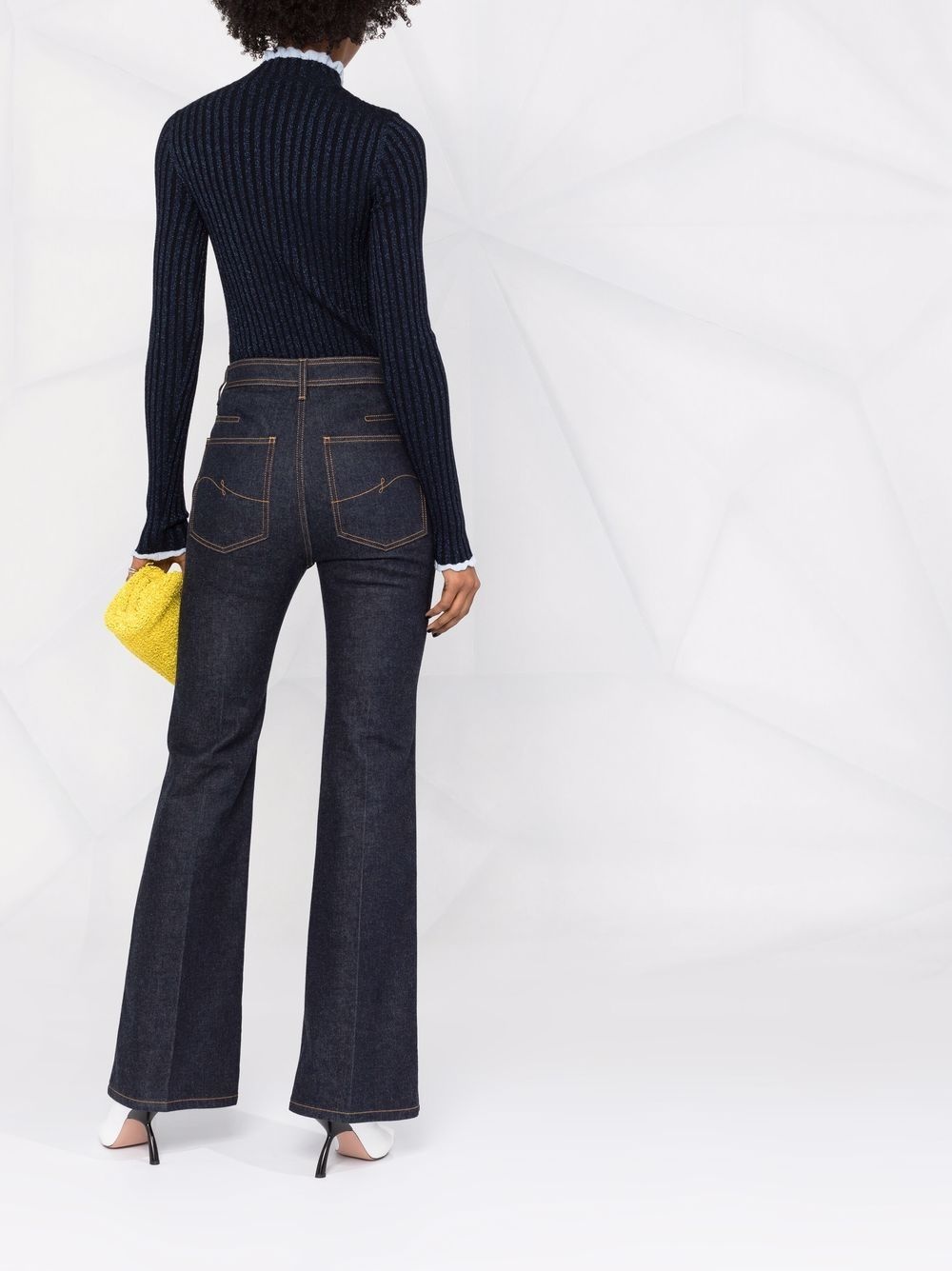 logo-print straight-leg jeans - 4