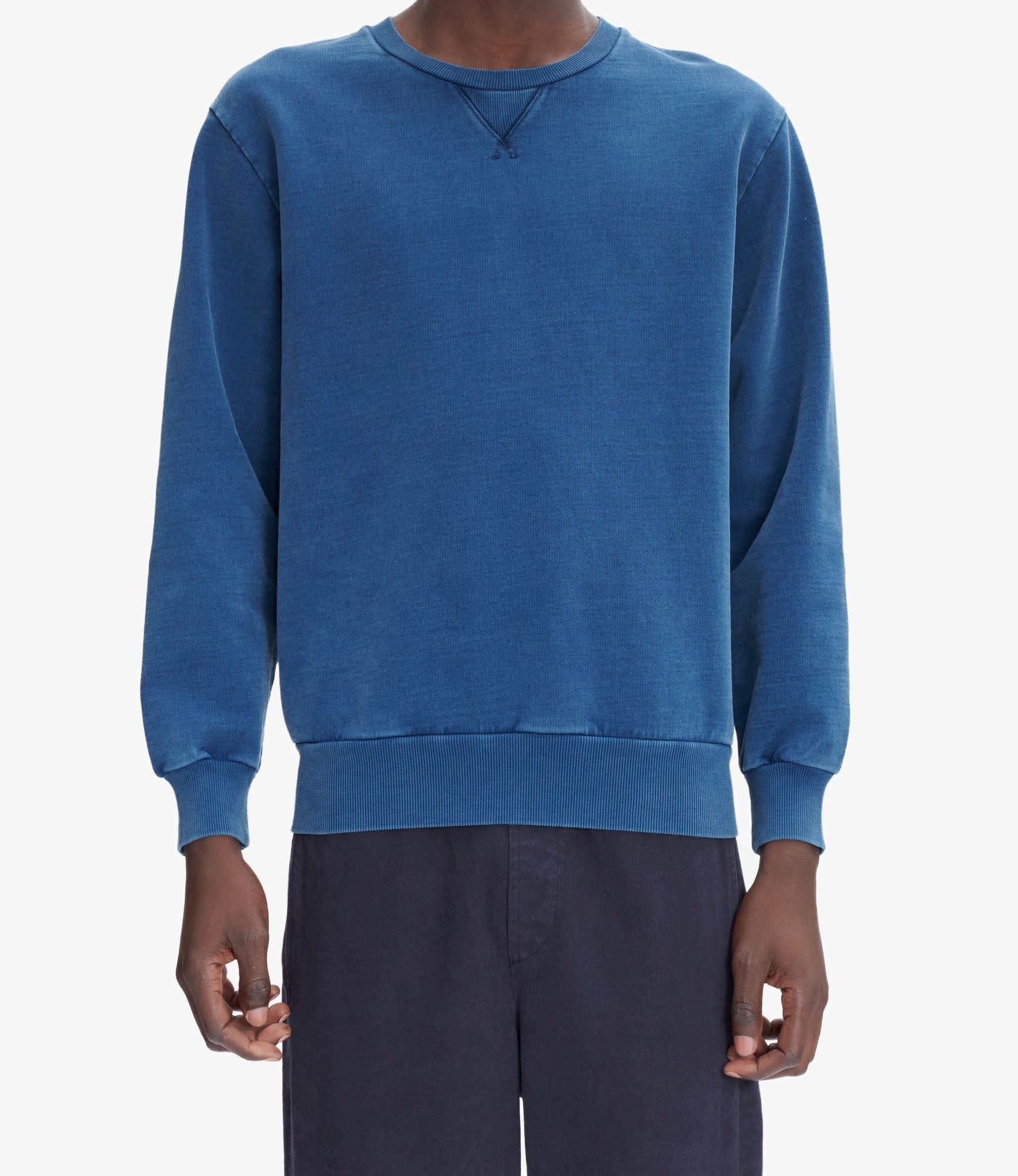 LABEL F GARMENT DYE SWEATSHIRT - 4
