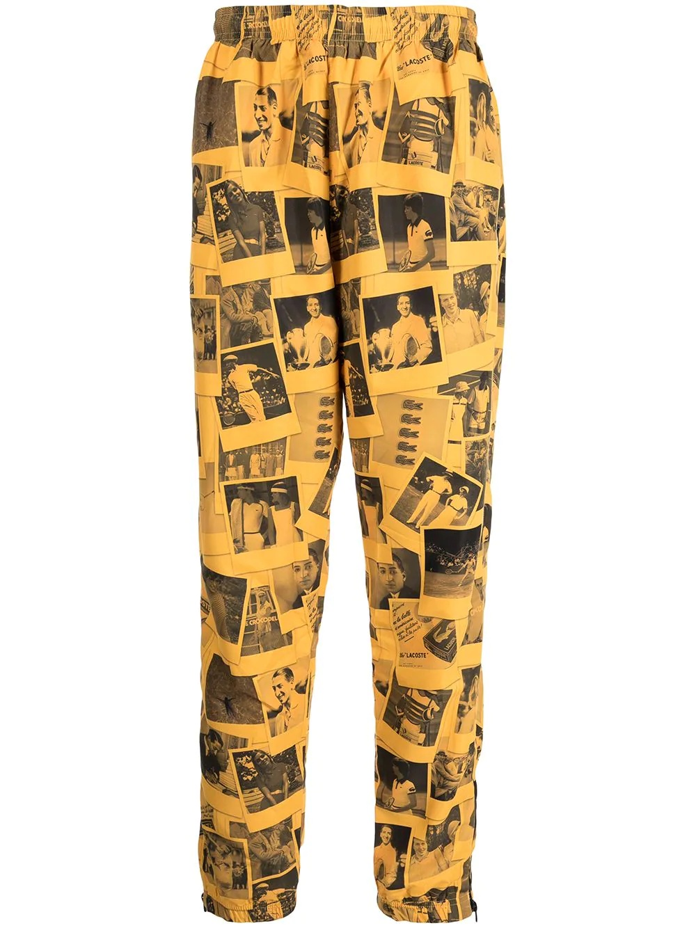 polaroid-print track trousers - 1