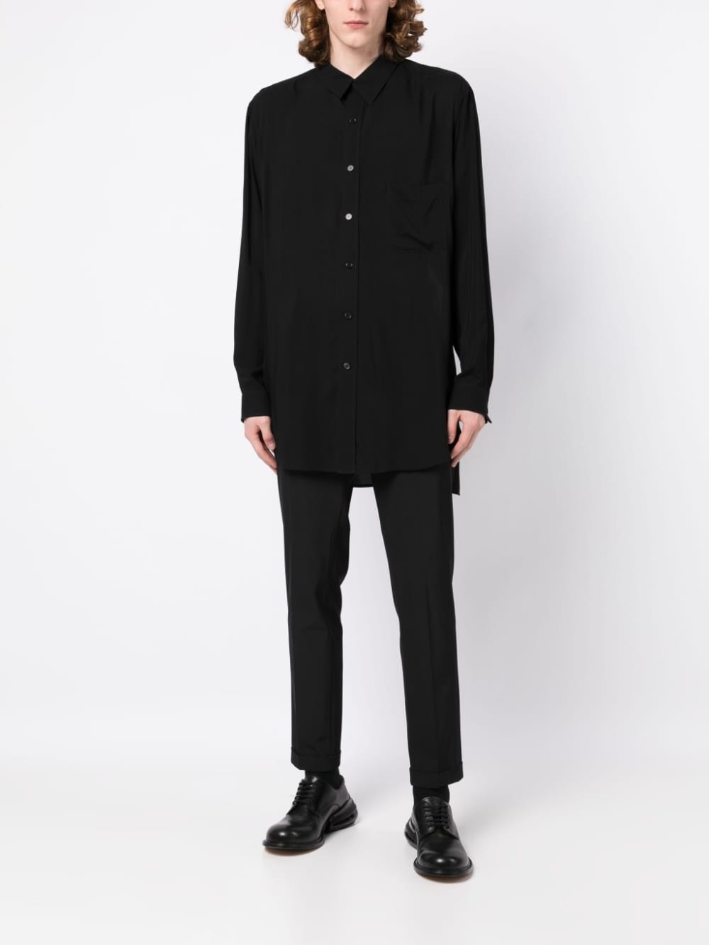Asura-pattern long-sleeve shirt - 3