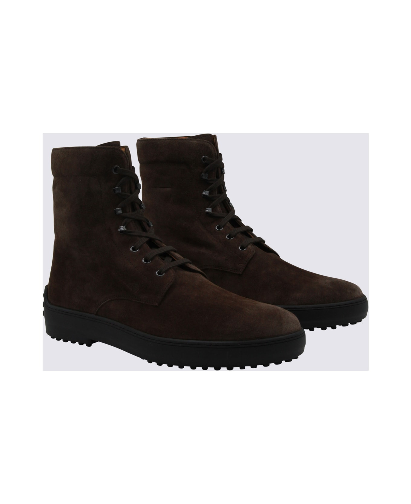 Dark Brown Leather Boots - 2