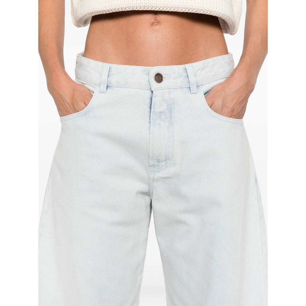 Alaïa Blue Denim - Straight-Leg Jeans Women - 3