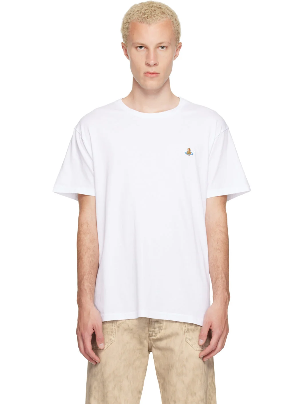 White Classic Multicolor Orb T-shirt - 1