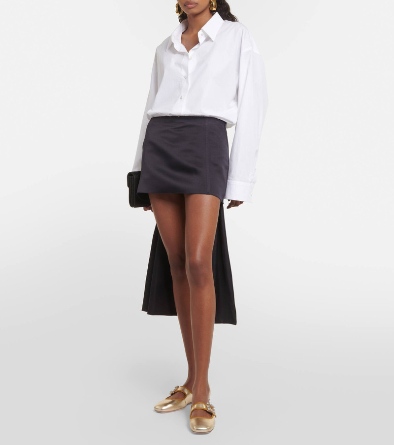 Roger Vivier Très Vivier metallic leather ballet flats outlook