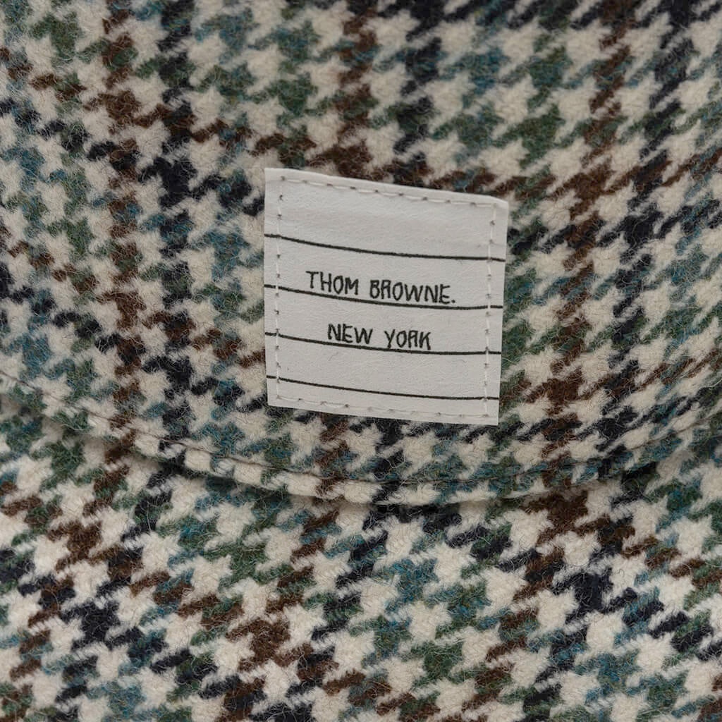 THOM BROWNE HOUNDSTOOTH LAMBSWOOL BUCKET HAT - SEASONAL MULTI - 2