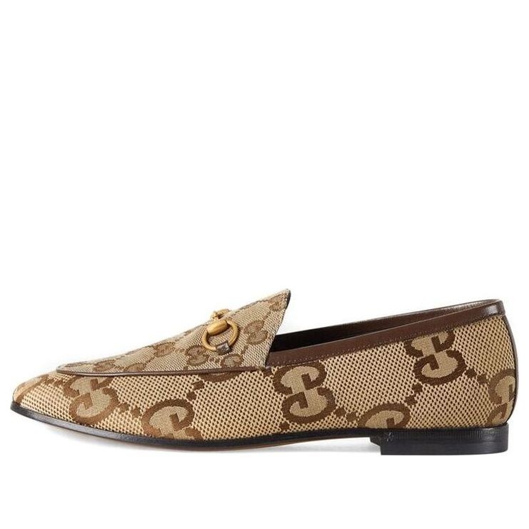 (WMNS) Gucci Jordaan Jumbo GG loafer 'Beige' 431467-UKO60-2588 - 1