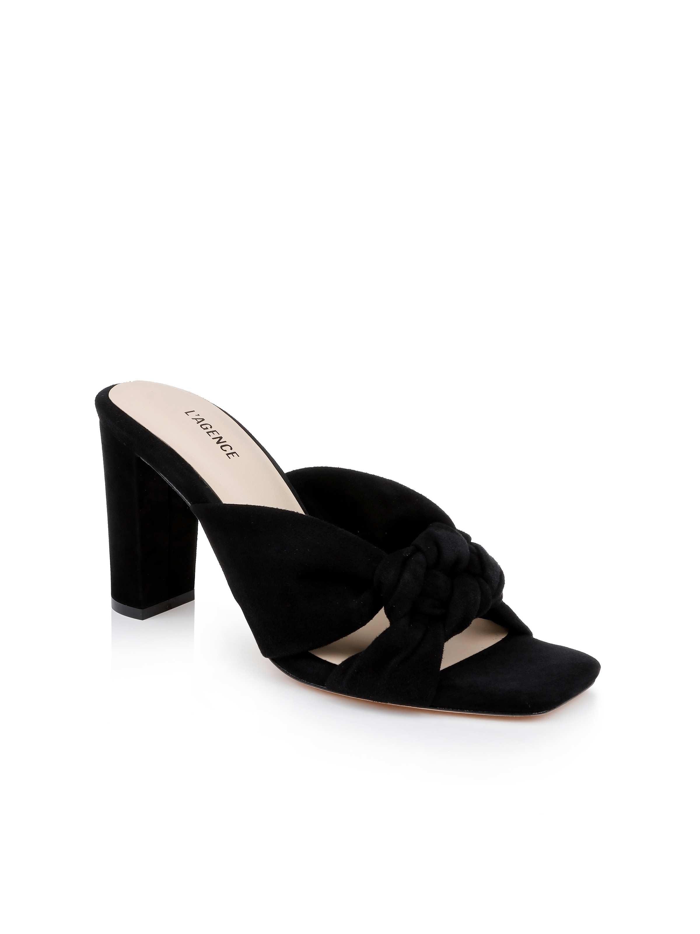 Leonie Suede Block-Heel Sandal - 2