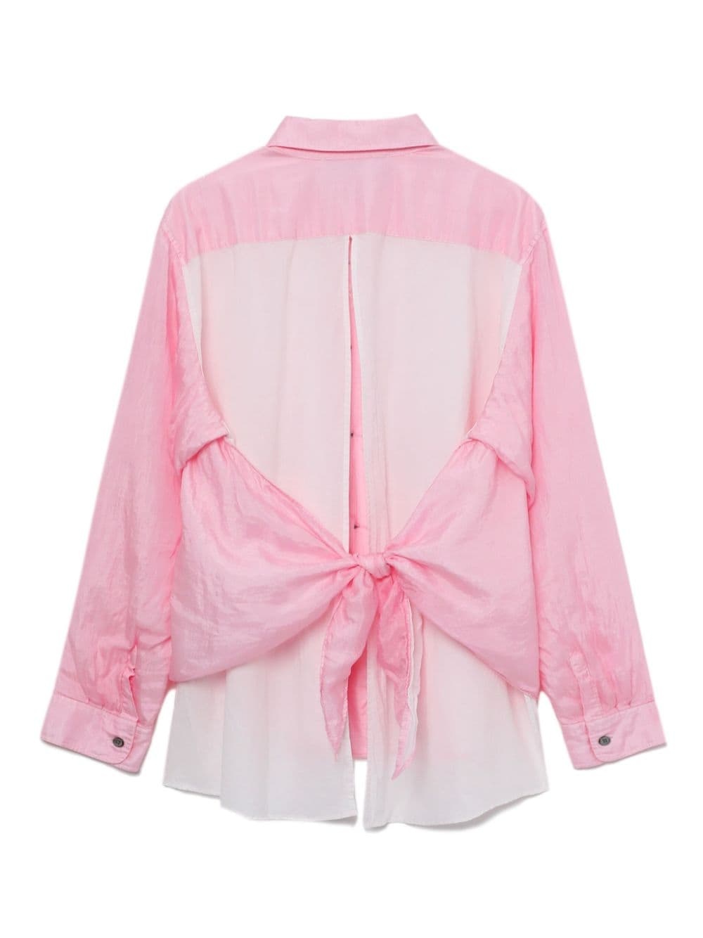 Apron cotton-silk shirt - 6