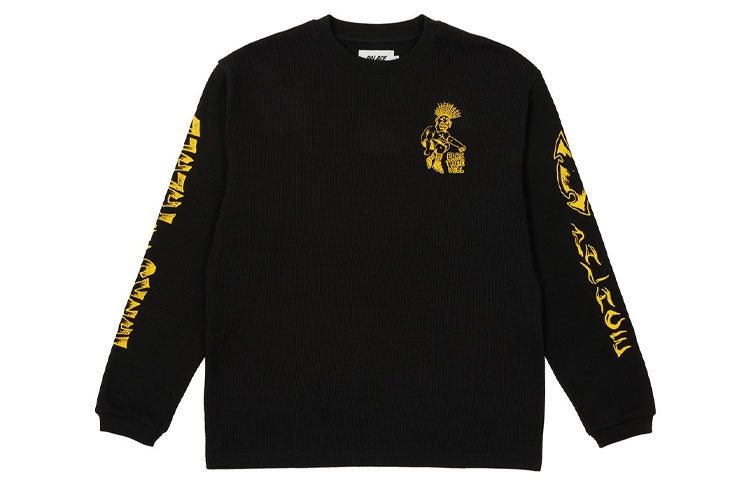 PALACE x Lotties Crossover Skeleton Alphabet Pattern Round Neck Black P20ES031 - 2