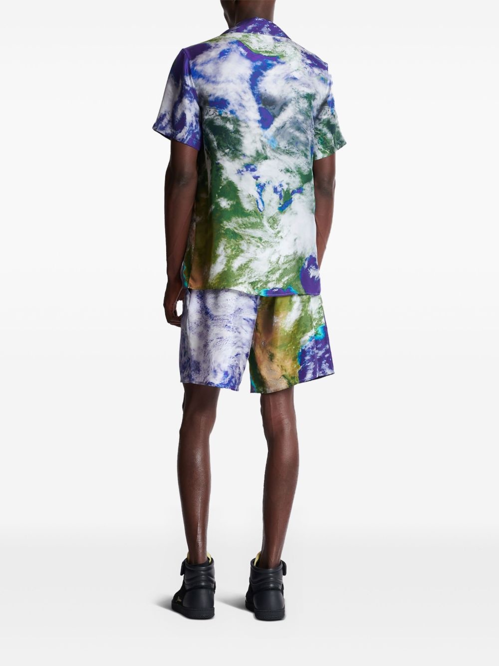 Earth-print shirt - 4