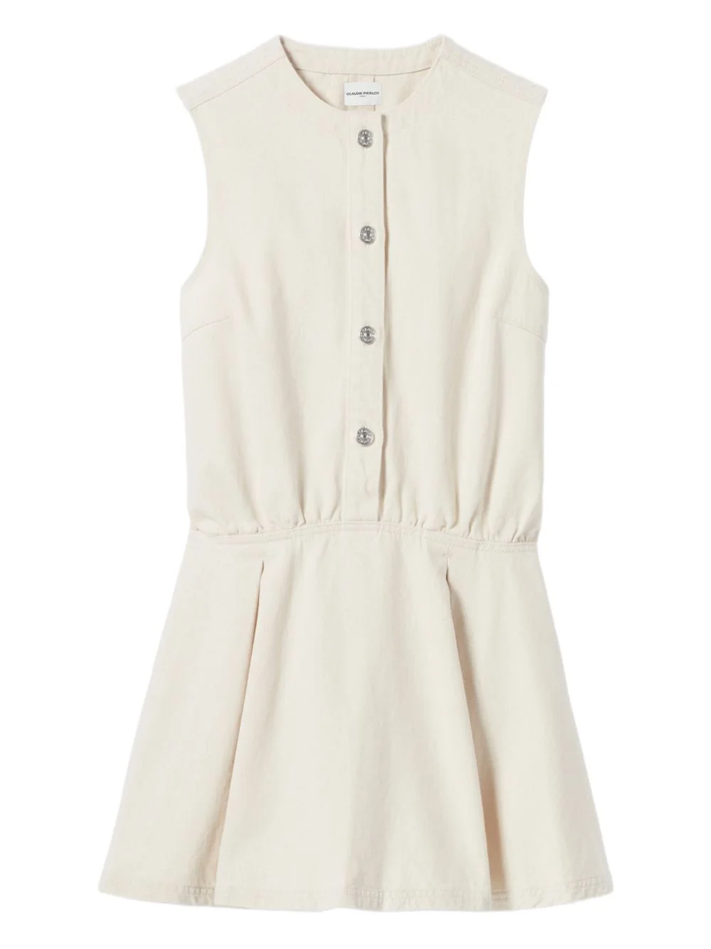 buttoned pleated dress - 1