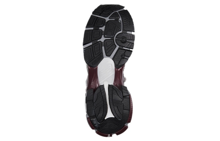 Balenciaga Runner Sneakers 'Burgundy Grey White Mesh and Nylon' 677403W3RB39069 - 6