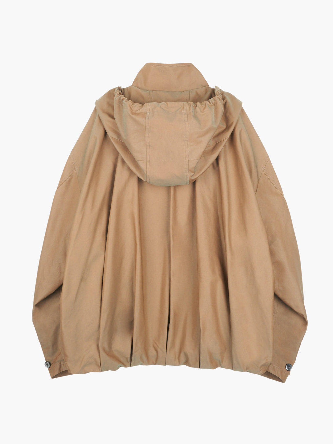 Draped Volume Hood Jacket - 2