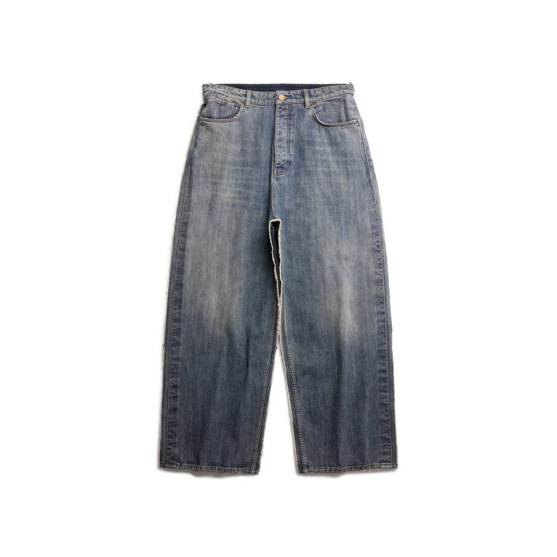 Hybrid Baggy Pants in Light Blue - 1