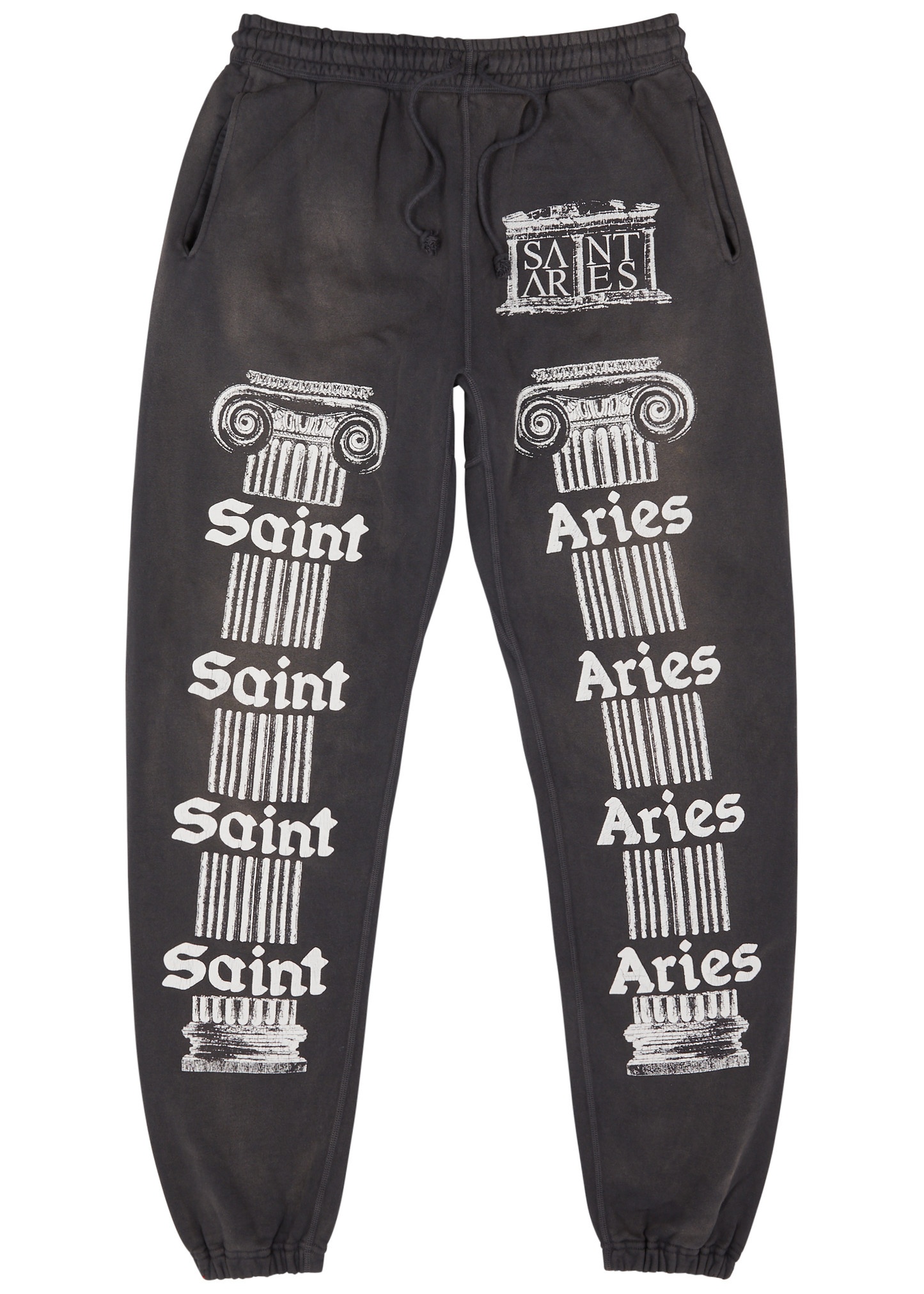 Saint Aries printed cotton sweatpants - 1