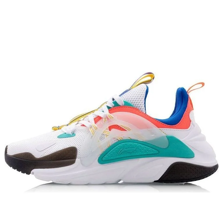 (WMNS) Li-Ning XingHuo Sport Leisure 'White Orange Blue' AGLQ066-3 - 1
