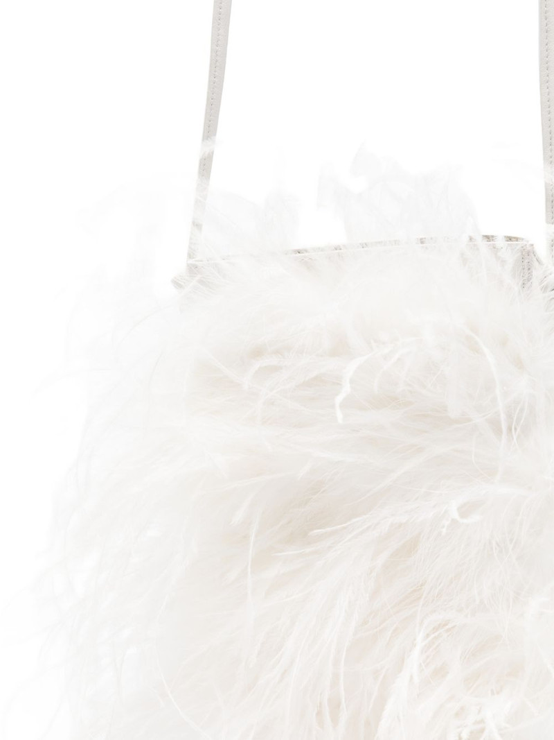 feather-detail cross body bag 4