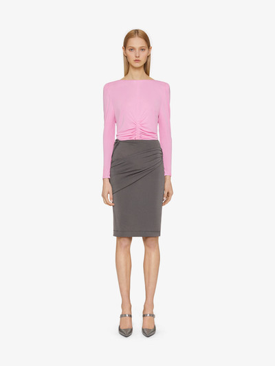 Givenchy RUCHED TOP IN CREPE outlook