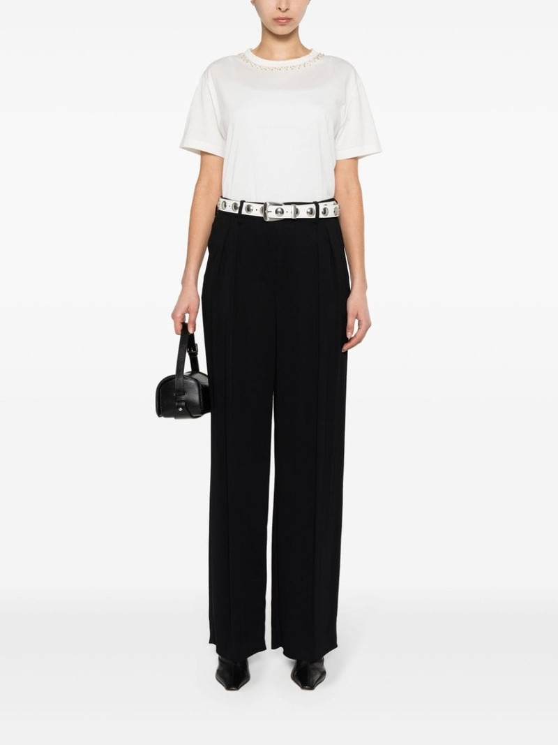 FABIANA FILIPPI bead-embellished T-shirt outlook