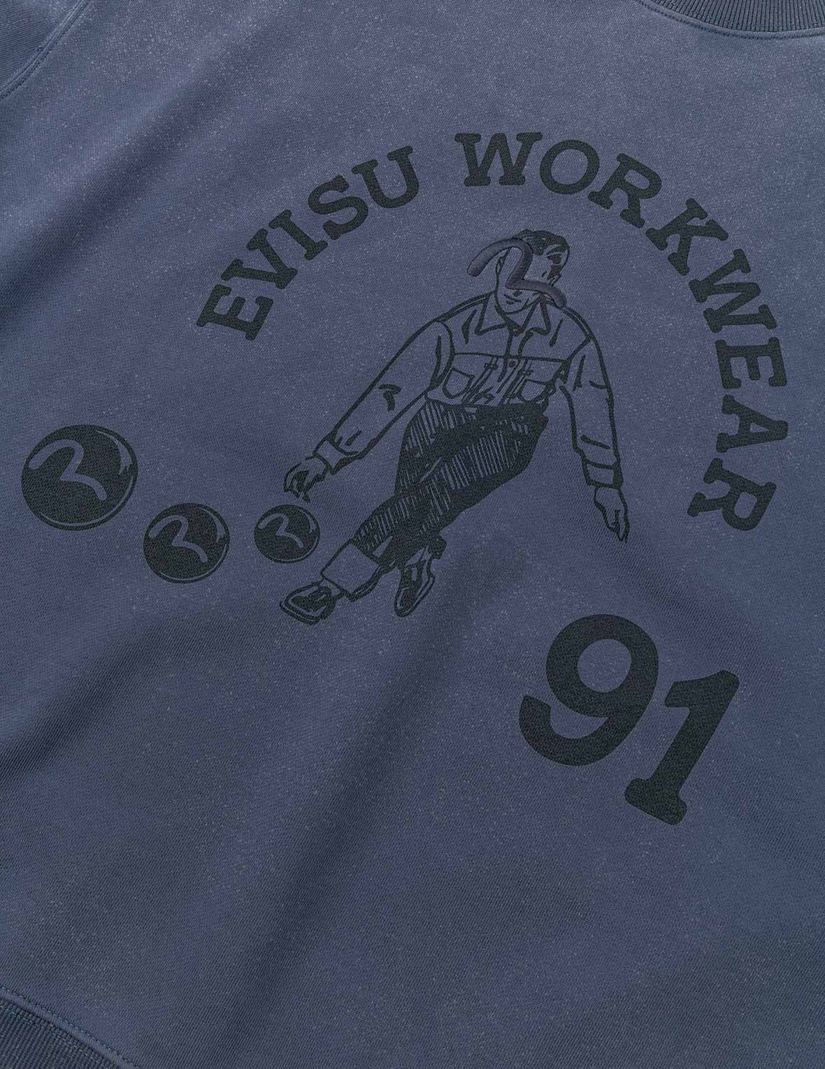 Bowling Workwear Print Relax Fit Sweatshirt - 7