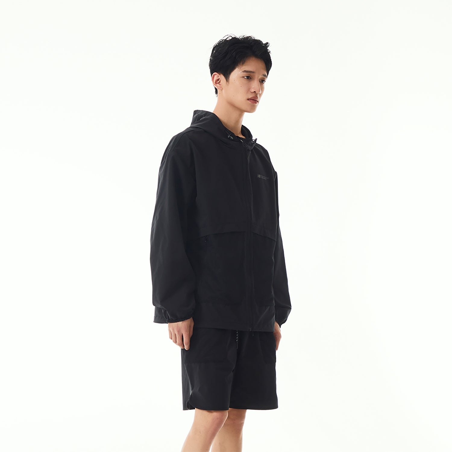 New Balance Woven Hooded Jacket 'Black' NAE24151-BK - 7