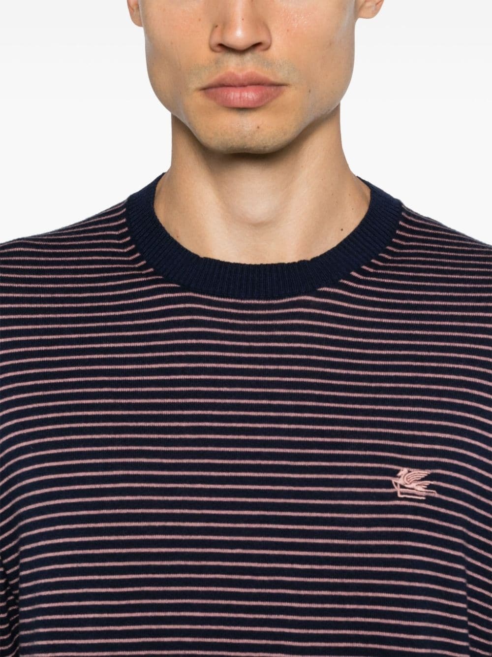 Pegaso-motif sweater - 10