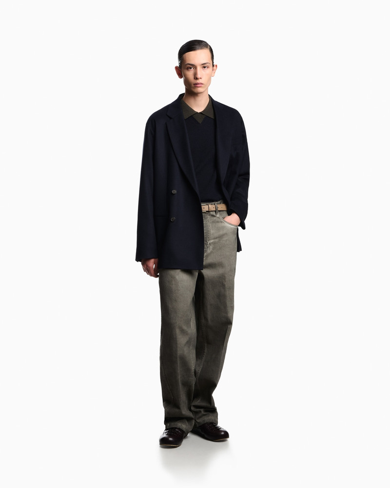 J80 BAGGY TWIST-FIT, DIRTY-WASH GARMENT-DYED STRETCH-DENIM JEANS 2