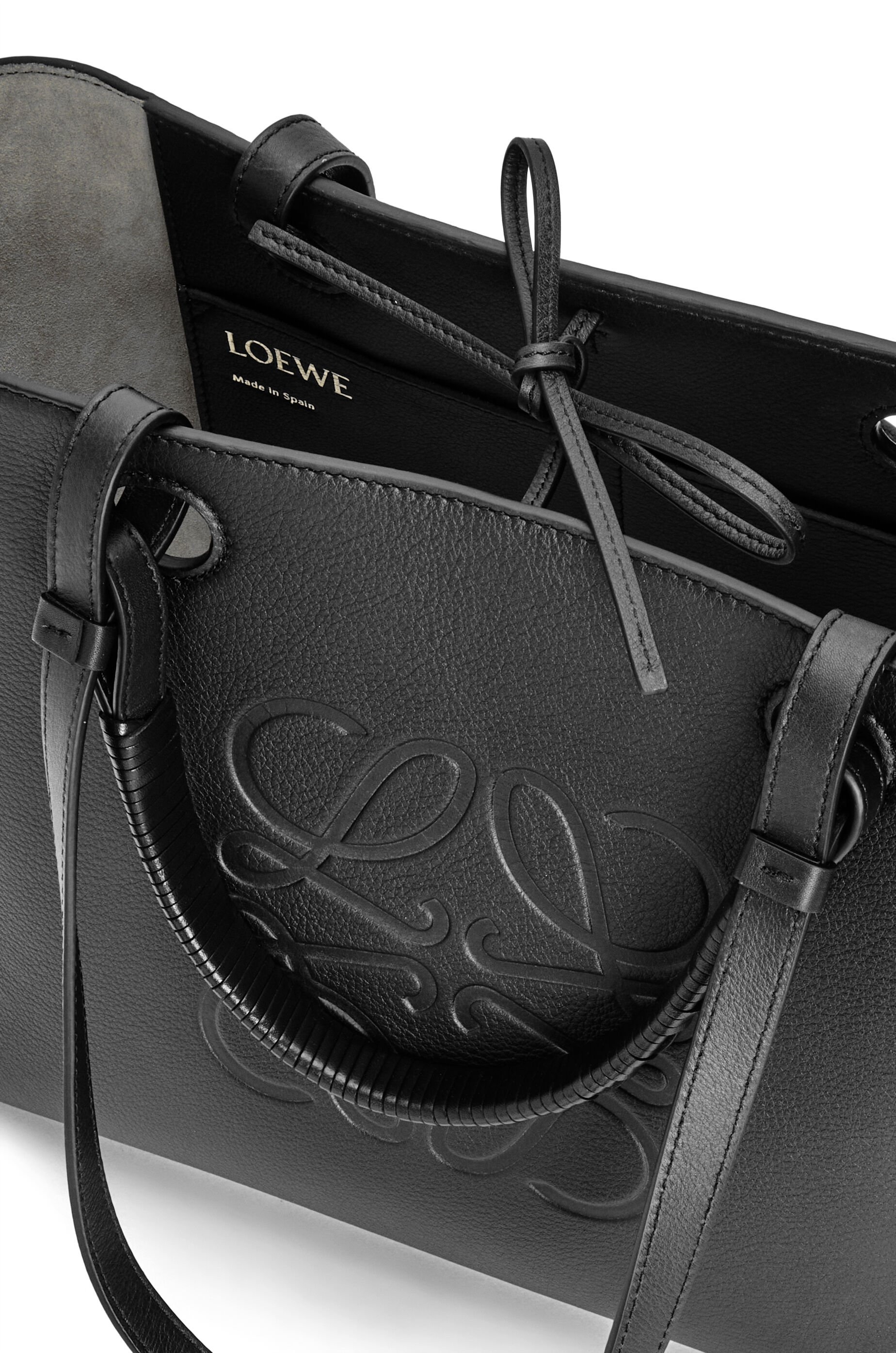Small Anagram Tote bag in classic calfskin - 4